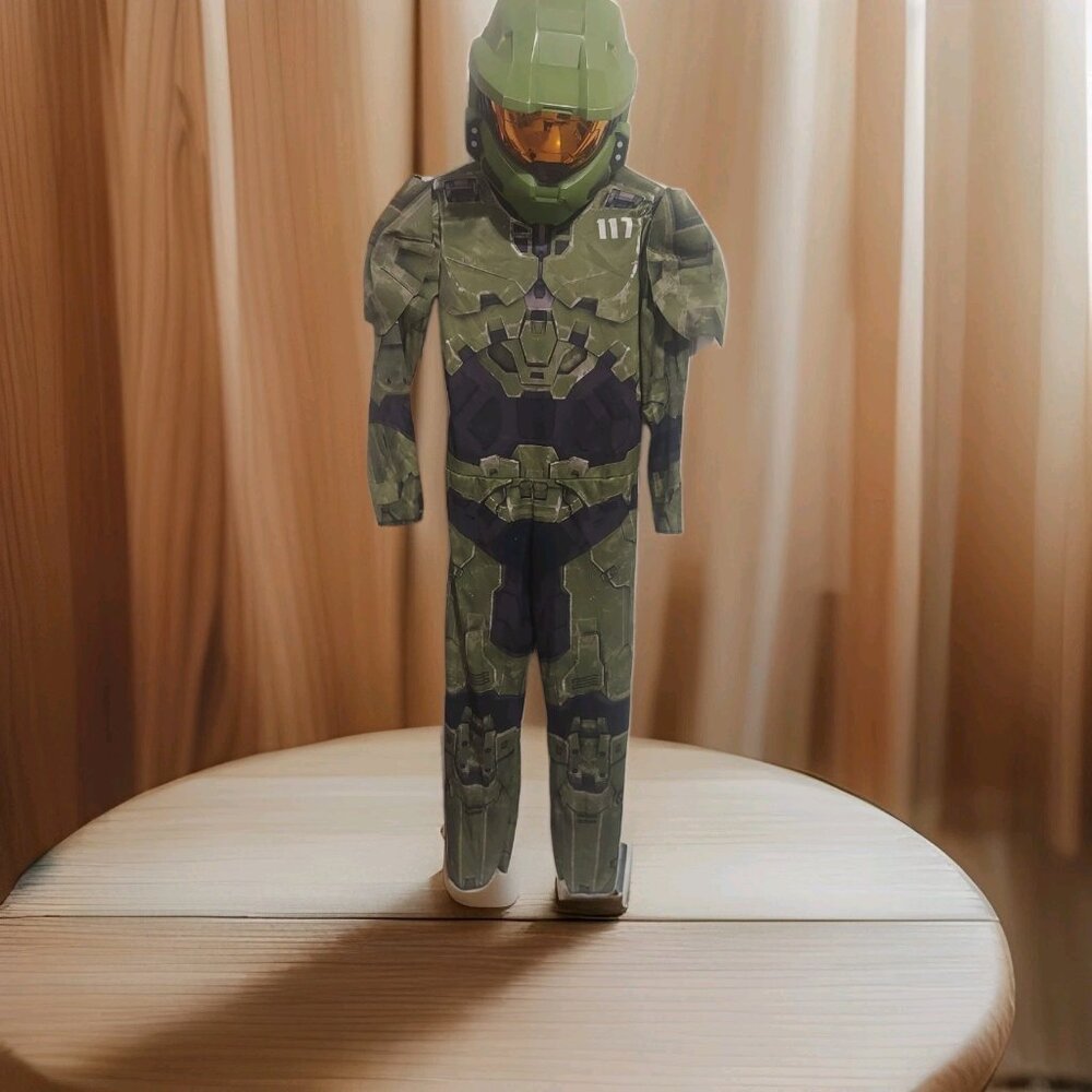 Halo‎ Master Chief Halloween Child Costume Size M 7-8 HALO INFINITE Video Game